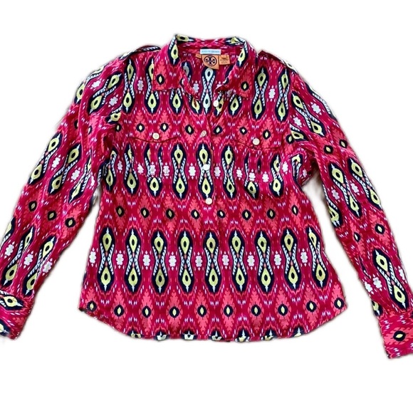 Tory Burch Ikat Blouse - Picture 1 of 10